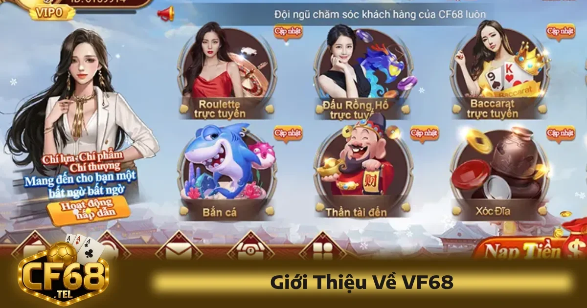 Cf68 22 Cổng game CF68 được biết đến với nền tảng cá cược trực tuyến mà còn là một không gian giải trí nơi mà có thể tìm thấy những trò chơi yêu thích