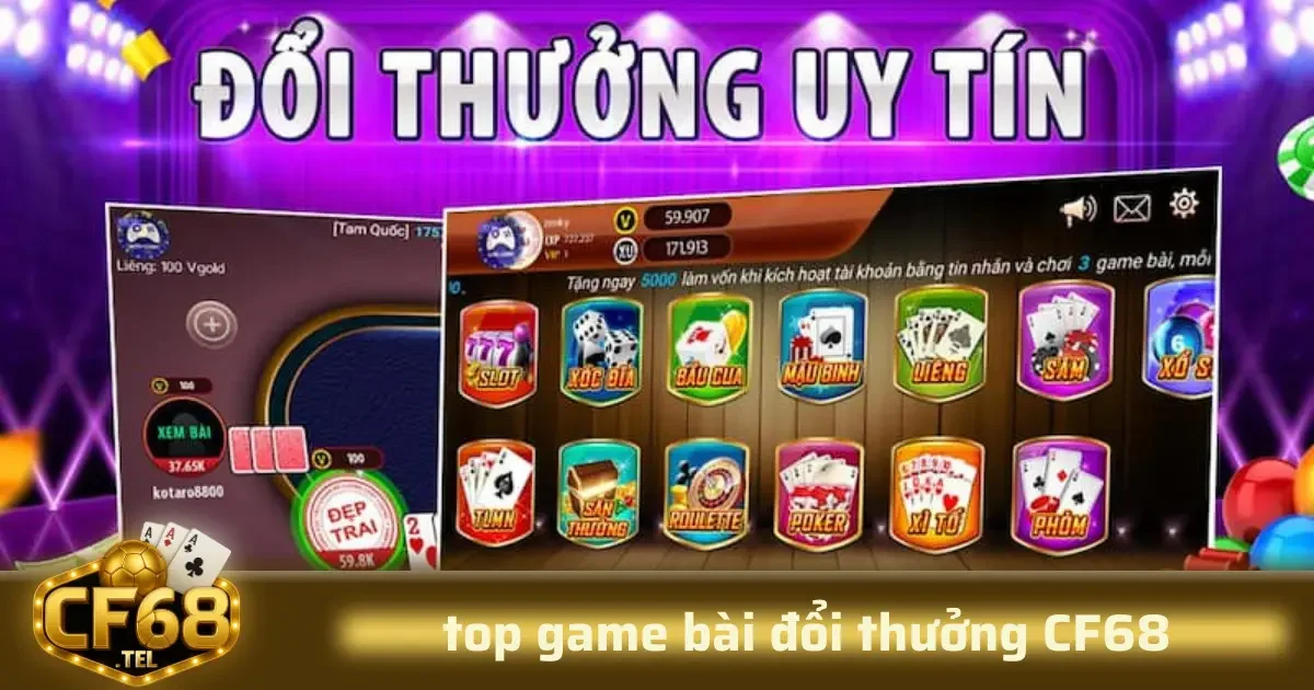 Top Game Bài Đổi Thưởng CF68 Nhận Về Những Phần Thưởng Giá Trị 3 Các tựa game này thường sở hữu cộng đồng đông đảo, điểm số cạnh tranh cao, mang lại cảm giác kịch tính và hấp dẫn cho người chơi.